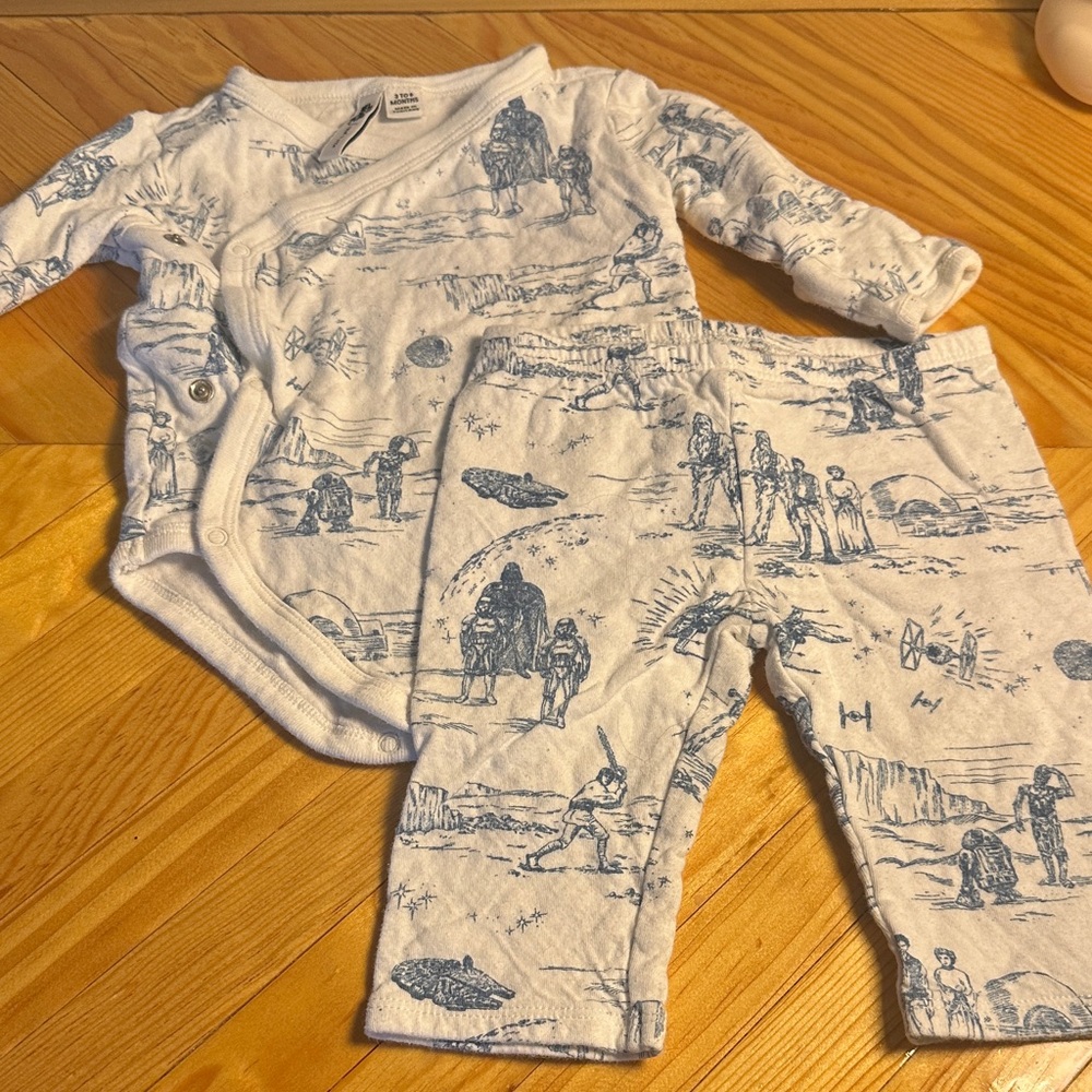 Janie and Jack | Star Wars Baby Toile Set